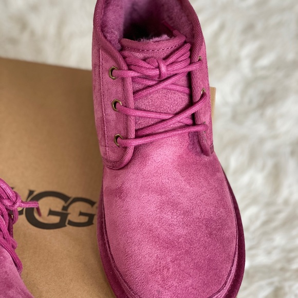 New UGG NEUMEL Pink Bougainville SZ 8 ANKLE BOOTS - Picture 6 of 8